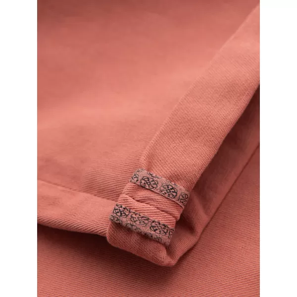  Pánske šortky OMBRE OM-SRDS-0162 KORALOVÝ 