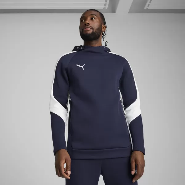 Pánska mikina PUMA TEAMEVOSTRIPE HOODY 659954_06 PUMA NAVY/PUMA SILVER 