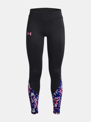 Dievčenské legíny UNDER ARMOUR CW NOVELTY LEGGING 1366078-002 ČIERNA