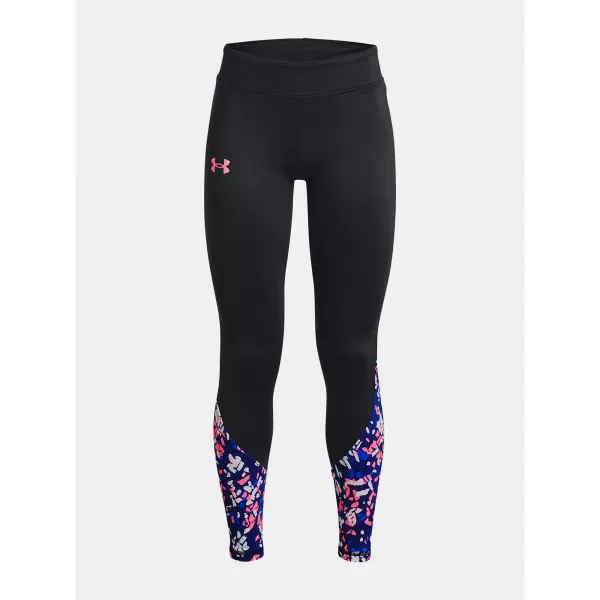  Dievčenské legíny UNDER ARMOUR CW NOVELTY LEGGING 1366078-002 ČIERNA 