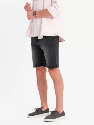 Pánske šortky OMBRE OM-SRDS-0171 ČIERNA