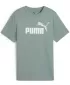 Detské tričko PUMA ESS 2 COLOR NO.1 LOGO TEE 685778_30 ZELENÝ MESIAC