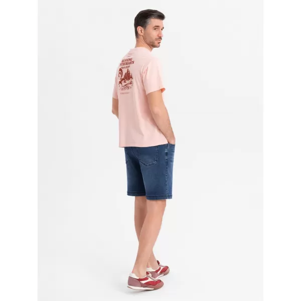  Pánske šortky OMBRE OM-SRDS-0192 MODRÁ 