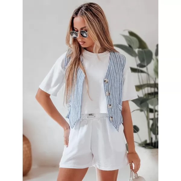  Dámske šortky DSTREET OWN STYLE SY0456 BIELA 