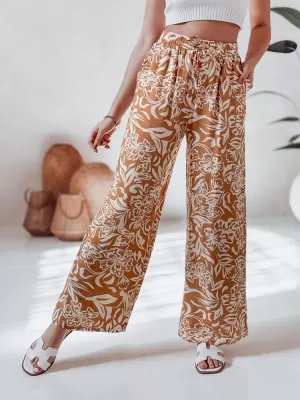 Dámske nohavice DSTREET TROPICAL SUN UY2633 FAREBNÝ MIX