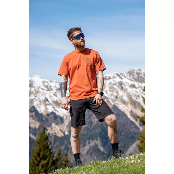  Pánske tričko NORDBLANC NBSMT8161 ORANŽOVÁ 