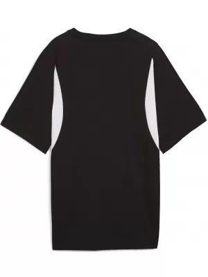 Tričko PUMA TEAMEVOSTRIPE TEE WMN 659959_03 PUMA BLACK/PUMA SILVER