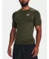 Pánske tričko UNDER ARMOUR HG ARMOUR COMP SS 1361518-390 ZELENÁ