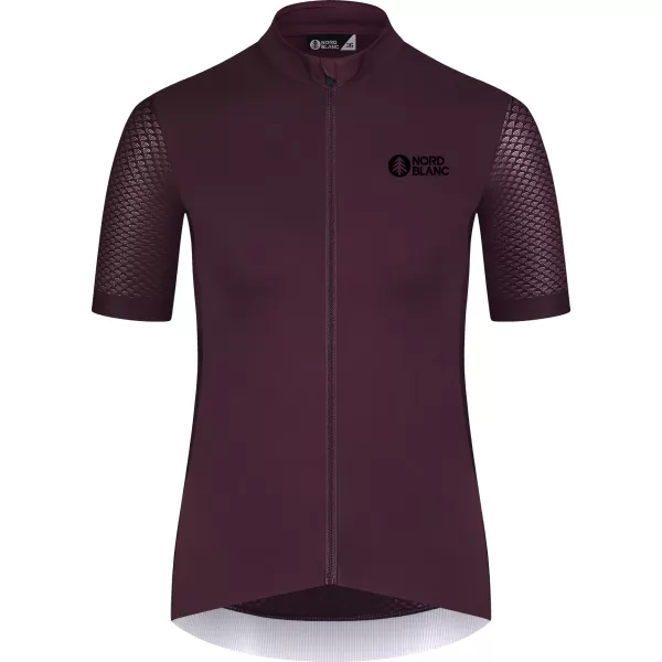  Dámsky cyklistický dres NORDBLANC MILE NBSLF8216 TMAVO FIALOVÁ 