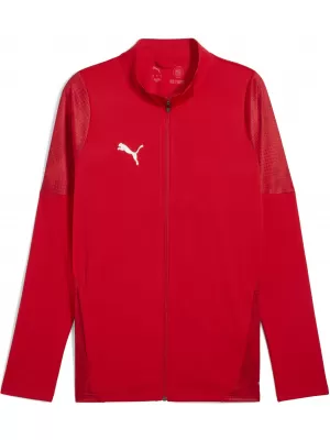 Pánska bunda PUMA TEAMCUP TRAINING JACKET 659165_01 PUMA RED/PUMA STRIEBRO