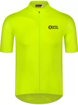 Pánsky cyklistický dres NORDBLANC WONDERMENT NBSMF8215 JANTÁROVÁ