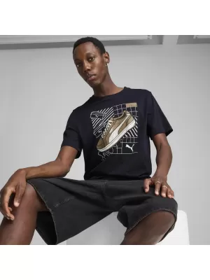 Pánske tričko PUMA GRAPHICS SNEAKER TEE 684830_16 NOVÉ NÁMORNÍCTVO