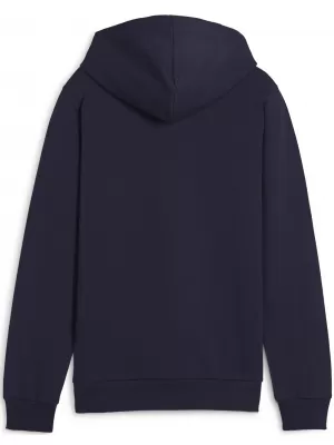 Mikina PUMA TEAMGOAL CASUALS HOODY JR 658619_06 PUMA NAVY/PUMA WHITE