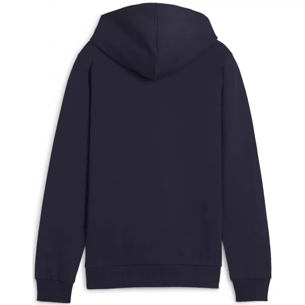  Mikina PUMA TEAMGOAL CASUALS HOODY JR 658619_06 PUMA NAVY/PUMA WHITE 