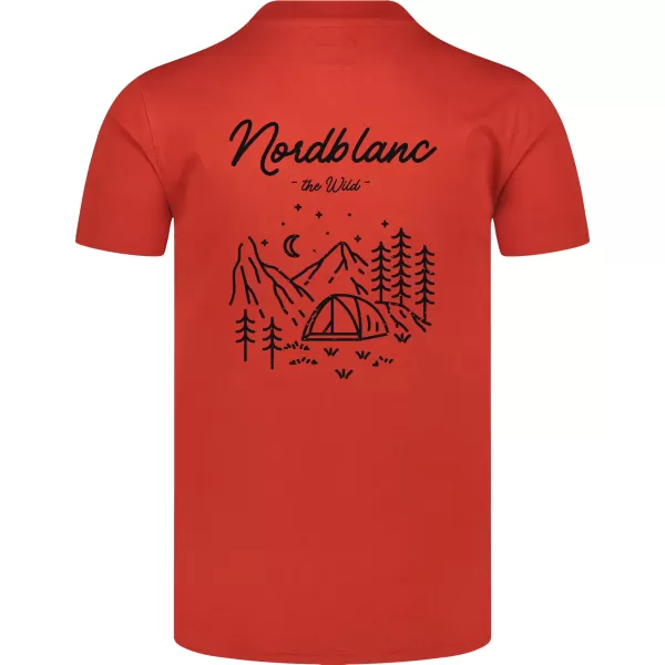  Pánske tričko NORDBLANC NBSMT8157 ORANŽOVÁ 