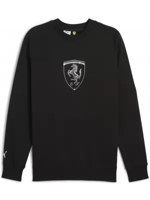 Pánska mikina PUMA FERRARI RACE BIG SHIELD CREW 630193_01 PUMA BLACK