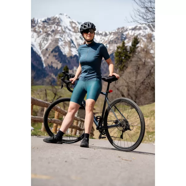  Dámsky cyklistický dres NORDBLANC MILE NBSLF8216 ZELENÁ 