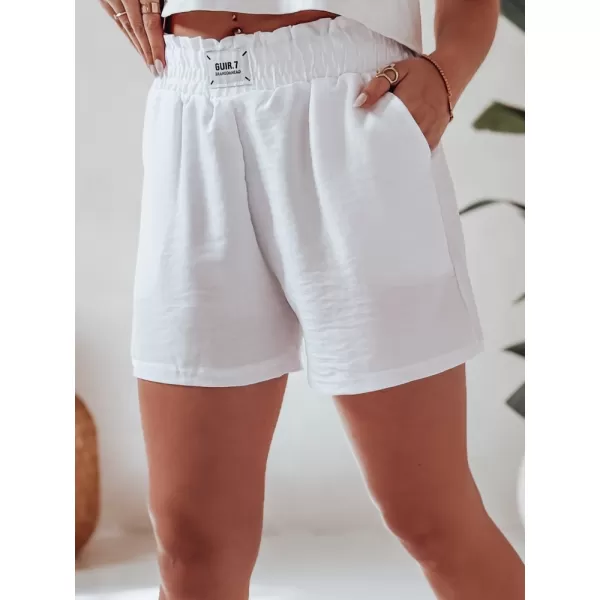  Dámske šortky DSTREET OWN STYLE SY0456 BIELA 