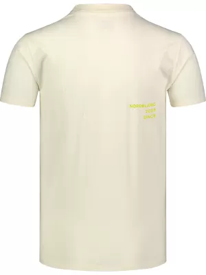 Pánske tričko NORBLANC NBSMT8153 CREAM WHITE Nordblanc