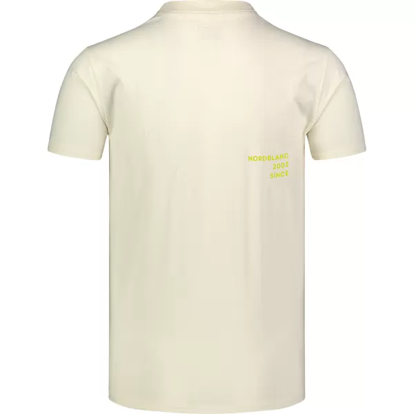  Pánske tričko NORBLANC NBSMT8153 CREAM WHITE Nordblanc 