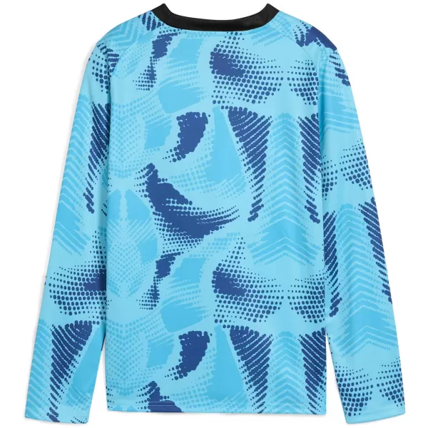  Detský dres PUMA TEAMTARGET GK LS JERSEY JR 706521_02 BRIGHT AQUA / BRIGHT AQUA / PUMA WHITE 