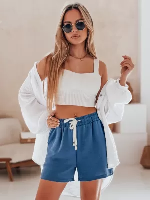 Dámske šortky DSTREET HOT VIBE SY0440 MODRÁ