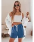 Dámske šortky DSTREET HOT VIBE SY0440 MODRÁ