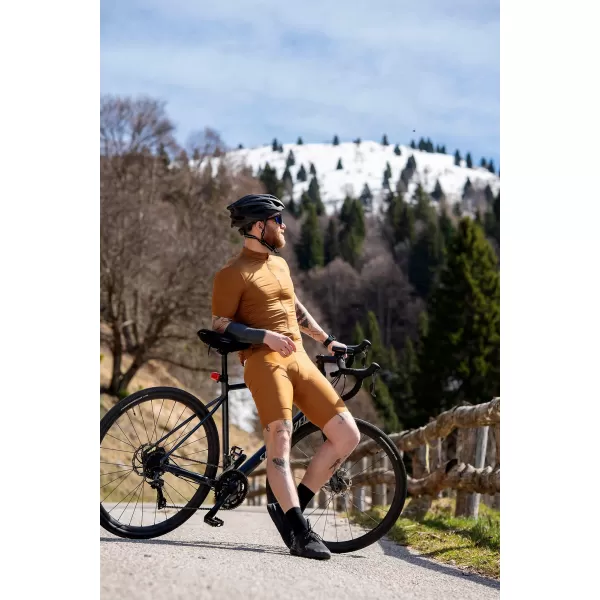  Pánske cyklistické šortky NORDBLANC EXALT NBSPM8217 HNEDÁ 