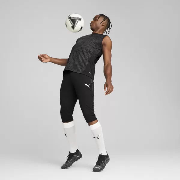  Nohavice PUMA TEAMCUP TRAINING 3/4 PANTS 659201_03 PUMA BLACK/PUMA SILVER 