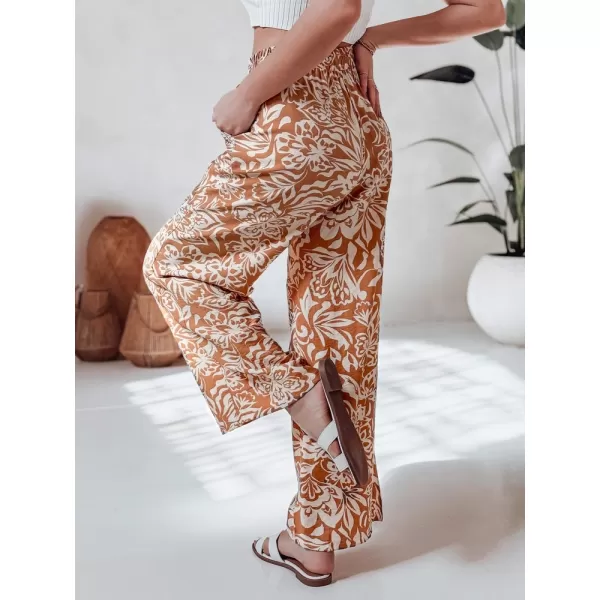  Dámske nohavice DSTREET TROPICAL SUN UY2633 FAREBNÝ MIX 