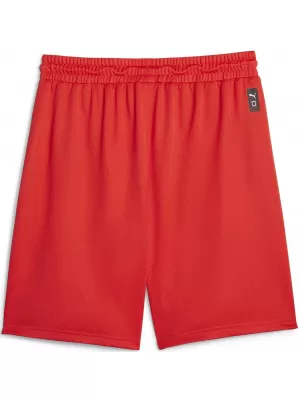 Kraťasy PUMA HOOPS TEAM PRACTICE SHORT 676641_03 ČERVENÁ PUMA