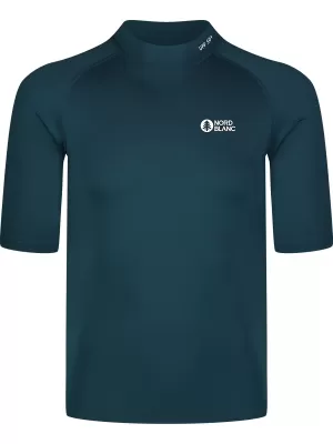 Pánske T -shirt s UV ochrana NORDBLANC MARINE NBSMF8089 TMAVO MODRÁ