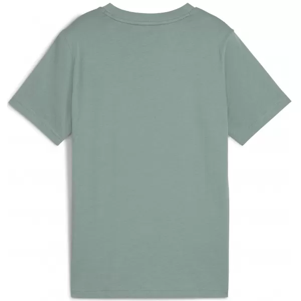  Detské tričko PUMA ESS 2 COLOR NO.1 LOGO TEE 685778_30 ZELENÝ MESIAC 