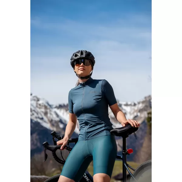  Dámsky cyklistický dres NORDBLANC MILE NBSLF8216 ZELENÁ 