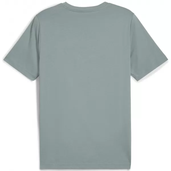  Pánske tričko PUMA GRAPHICS BOX TEE 684827_30 ZELENÝ MESIAC 