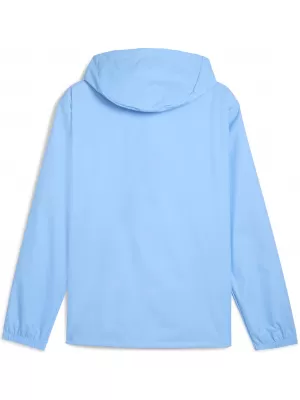 Veterný breaker PUMA TEAMADDITIONS ALLWEATHER JKT 659169_18 TEAM LIGHT BLUE/ TEAM LIGHT BLUE/PUMA SILVER