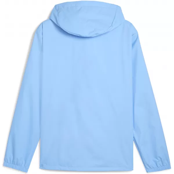  Veterný breaker PUMA TEAMADDITIONS ALLWEATHER JKT 659169_18 TEAM LIGHT BLUE/ TEAM LIGHT BLUE/PUMA SILVER 