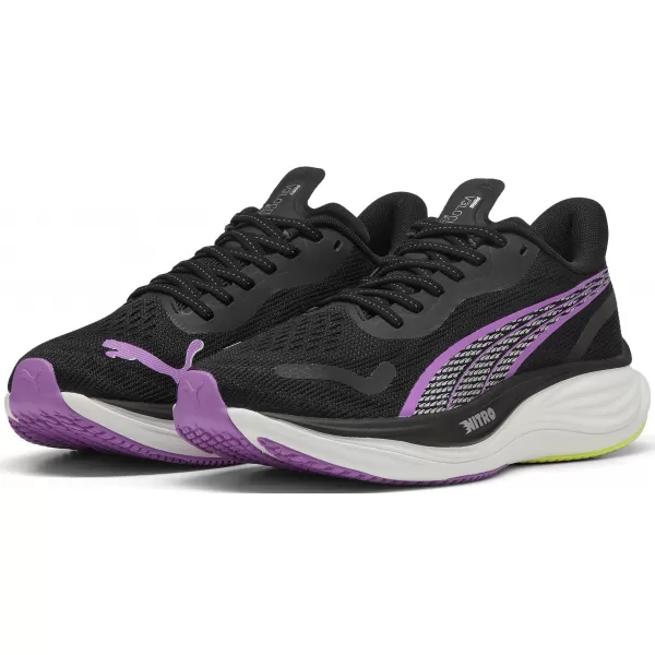  Dámske topánky PUMA VELOCITY NITRO 3 WN 377749_17 PUMA ČIERNA/ČISTÁ PURPUROVÁ 