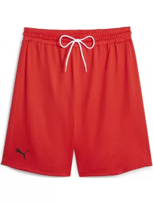 Kraťasy PUMA HOOPS TEAM PRACTICE SHORT 676641_03 ČERVENÁ PUMA
