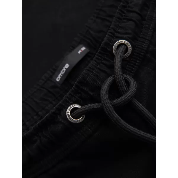  Pánske šortky OMBRE OM-SRCG-0190 ČIERNA 