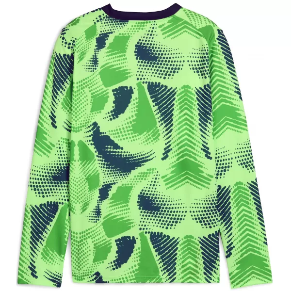  Detský dres PUMA TEAMTARGET GK LS JERSEY JR 706521_20 FIZZY LIME / FIZZY LIME / PUMA BLACK 