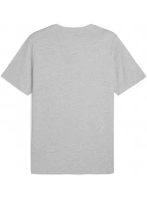 Pánske tričko PUMA GRAPHICS WORDING TEE 684825_04 SVETLOŠEDÝ VRES