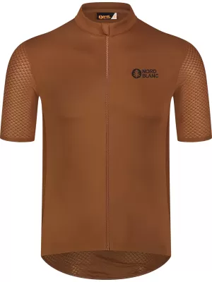 Pánsky cyklistický dres NORDBLANC WONDERMENT NBSMF8215 HNEDÁ