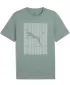 Pánske tričko PUMA GRAPHICS WORDING TEE 684825_30 ZELENÝ MESIAC