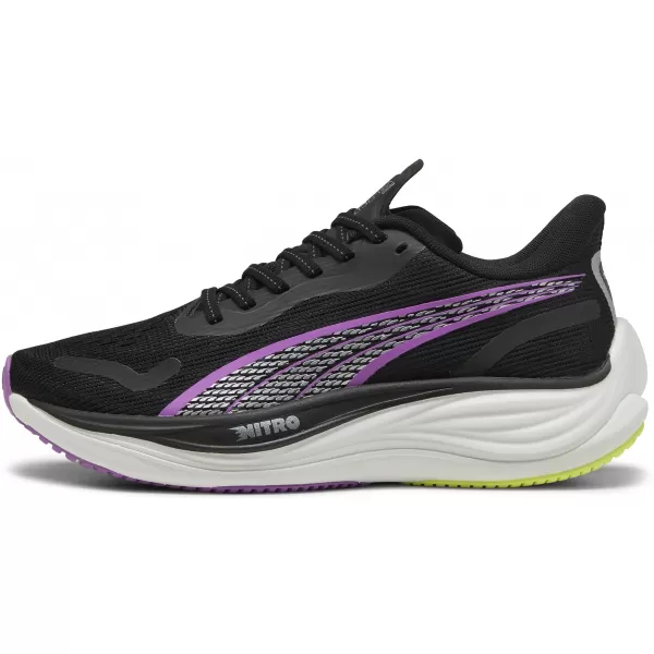  Dámske topánky PUMA VELOCITY NITRO 3 WN 377749_17 PUMA ČIERNA/ČISTÁ PURPUROVÁ 
