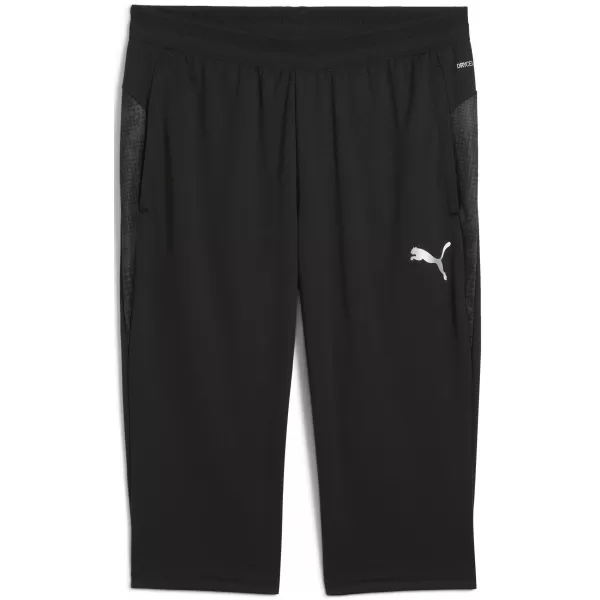  Nohavice PUMA TEAMCUP TRAINING 3/4 PANTS 659201_03 PUMA BLACK/PUMA SILVER 