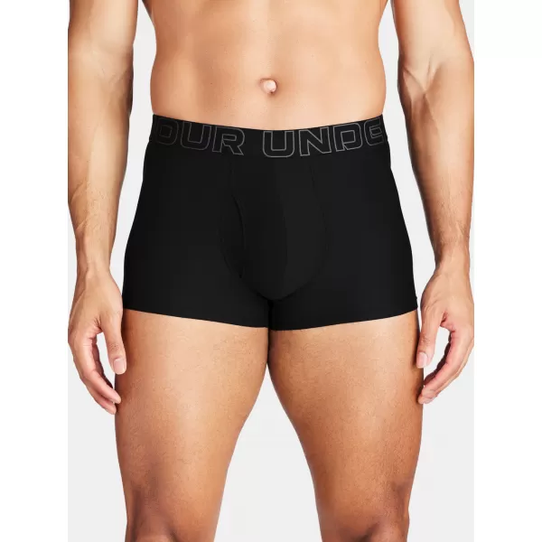  Pánske boxerky UNDER ARMOUR M PERF TECH 3IN (1KS) 1383877-001 ČIERNA 