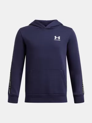 Chlapčenská mikina UNDER ARMOUR B ICON FLC HD TAPING 1390293-410 MODRÁ