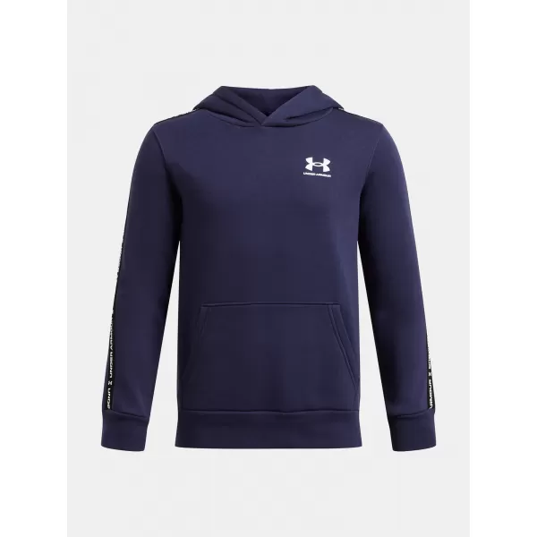  Chlapčenská mikina UNDER ARMOUR B ICON FLC HD TAPING 1390293-410 MODRÁ 