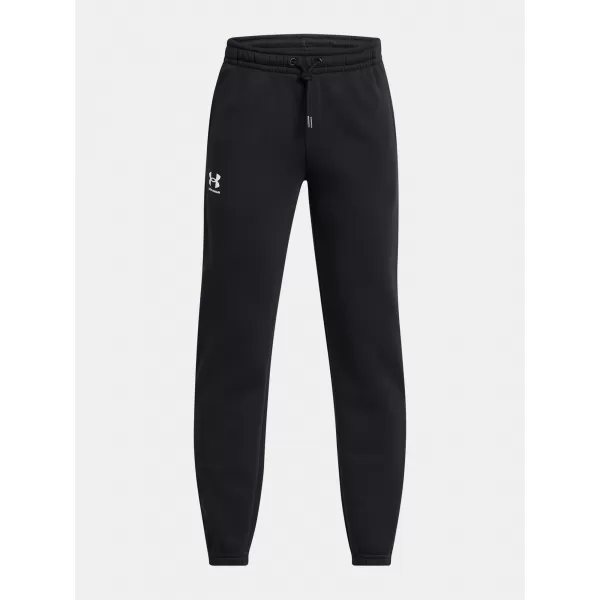  Chlapčenské tepláky UNDER ARMOUR B ICON FLC JOGGER TAPING 1390294-001 ČIERNA 